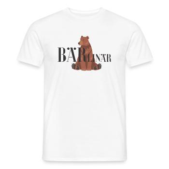 Bärlinär - Berliner - Men's T-Shirt - white - Front - AI Model Male 178 dark (178cm)