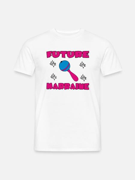 FUTURE MARRAINE - T-shirt homme - blanc