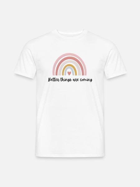 Arctic Eleganz - Männer T-Shirt - Weiß
