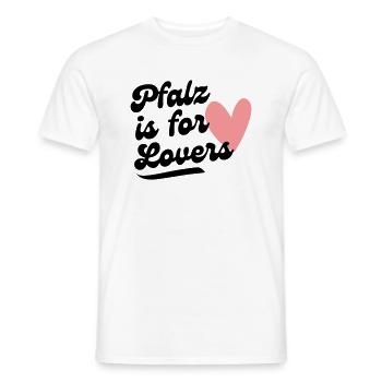 Pfalz is for lovers - Männer T-Shirt - Weiß - Vorne - AI Model Male 178 dark (178cm)