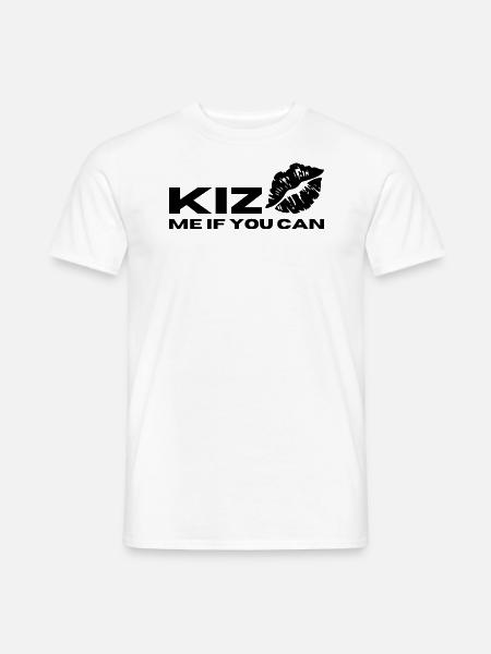 KIZ moi si vous pouvez KIZOMBA - T-shirt homme - blanc
