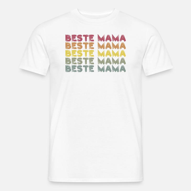 Beste Mama - Männer T-Shirt - Weiß