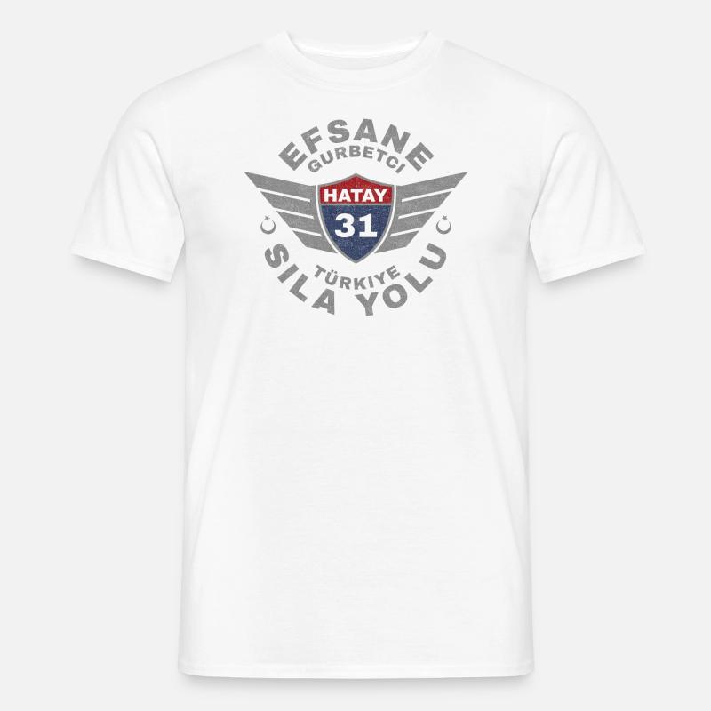 Hatay - Männer T-Shirt - Weiß