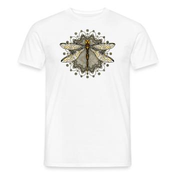 Libellule - T-shirt homme - blanc - Devant - AI Model Male 178 dark (178cm)