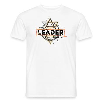 leader - Männer T-Shirt - Weiß - Vorne - AI Model Male 178 dark (178cm)