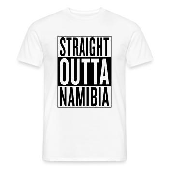 Namibia - Men's T-Shirt - white - Front - AI Model Male 178 dark (178cm)