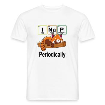 I nap periodically Roter Panda - Männer T-Shirt - Weiß - Vorne - AI Model Male 178 dark (178cm)