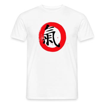 Qigong zeichen kreis - Männer T-Shirt - Weiß - Vorne - AI Model Male 178 dark (178cm)