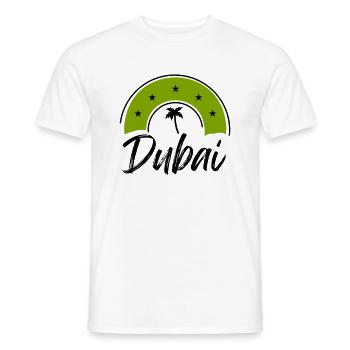 Dubaï - T-shirt homme - blanc - Devant - AI Model Male 178 dark (178cm)