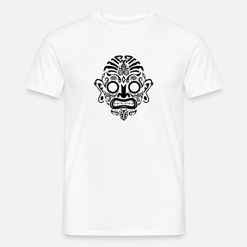 Maori (heller Hintergrund) - Männer T-Shirt - Weiß