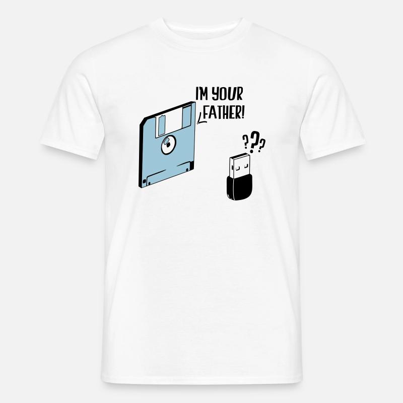 Ich bin dein Vater - Männer T-Shirt - Weiß