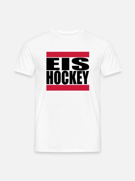 eishockey - Männer T-Shirt - Weiß