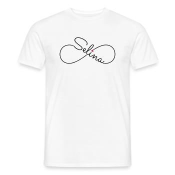 Selina Name Vorname - Männer T-Shirt - Weiß - Vorne - AI Model Male 178 dark (178cm)