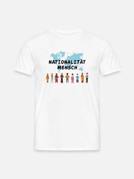 Nationalität mensch Geschenk Rassismus Toleranz - Männer T-Shirt - Weiß