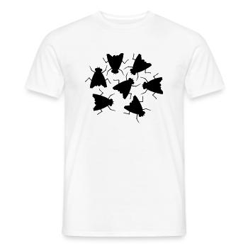 House Flying Group Team Silhouette - Men's T-Shirt - white - Front - AI Model Male 178 dark (178cm)