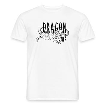 Bearded Dragon Owner Reptile Keeper T-Shirt - Men's T-Shirt - white - Front - AI Model Male 178 dark (178cm)