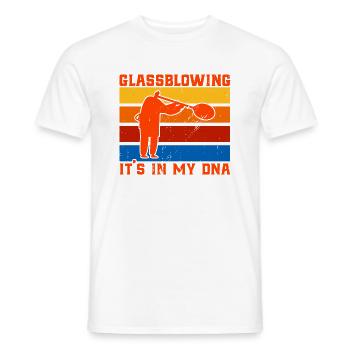 Souffleurs de verre Souffleurs de verre Souffleurs de verre Cadeau - T-shirt homme - blanc - Devant - AI Model Male 178 dark (178cm)