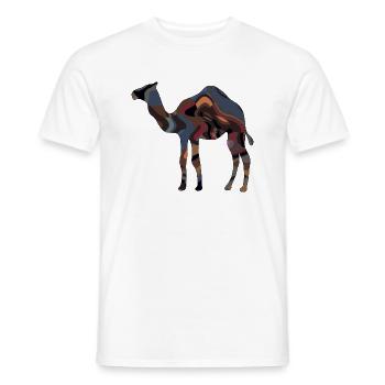 Chameau - T-shirt homme - blanc - Devant - AI Model Male 178 dark (178cm)