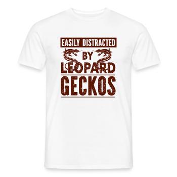 Gecko - Amphibie Tier - Männer T-Shirt - Weiß - Vorne - AI Model Male 178 dark (178cm)