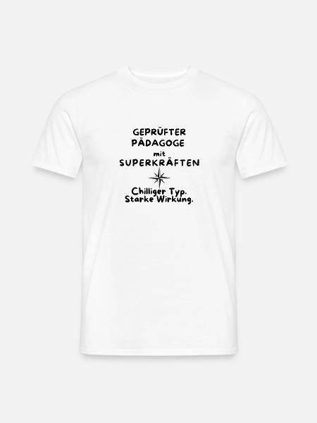 Erzieher:in Geschenk Abschied & Dankeschön - Männer T-Shirt - Weiß