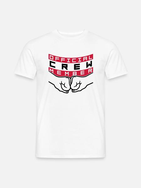 Official crew member - Men's T-Shirt - white