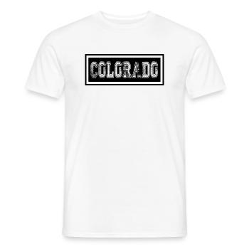 Colorado - Men's T-Shirt - white - Front - AI Model Male 178 dark (178cm)