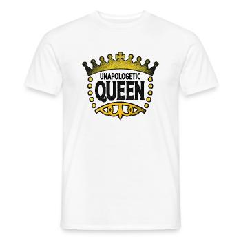 Unverfrorene Königin - Männer T-Shirt - Weiß - Vorne - AI Model Male 178 dark (178cm)