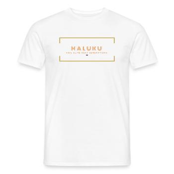MALUKU KNIL ELITE NEXT GENERATIONS - orange - Men's T-Shirt - white - Front - AI Model Male 178 dark (178cm)