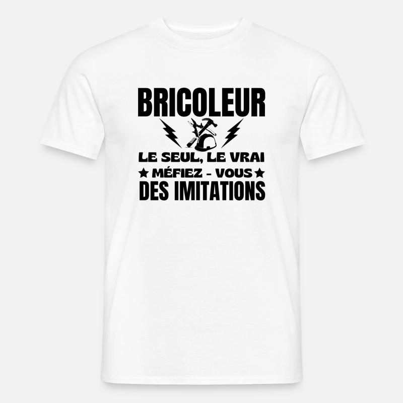 Tüftler, der einzig Wahre - Männer T-Shirt - Weiß