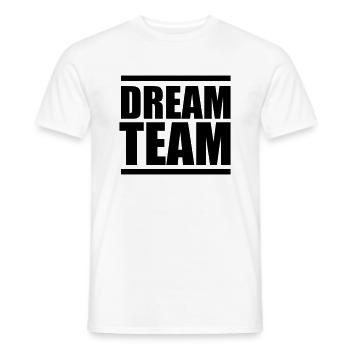 dream team - Männer T-Shirt - Weiß - Vorne - AI Model Male 178 dark (178cm)