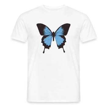 Schmetterling - Männer T-Shirt - Weiß - Vorne - AI Model Male 178 dark (178cm)