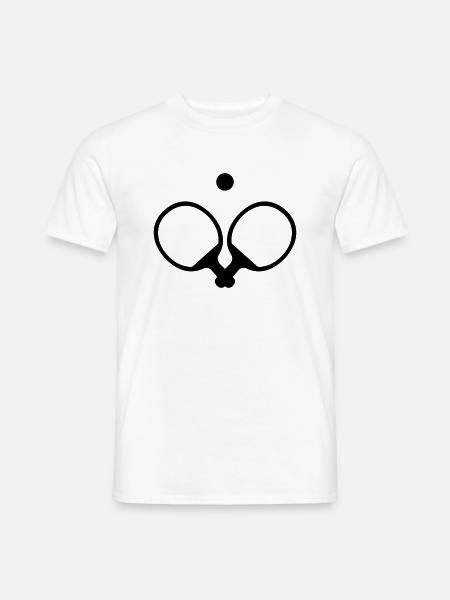 Raquette - T-shirt homme - blanc