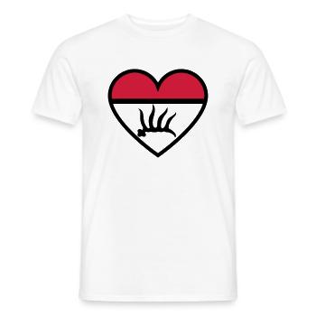 Gp - Men's T-Shirt - white - Front - AI Model Male 178 dark (178cm)