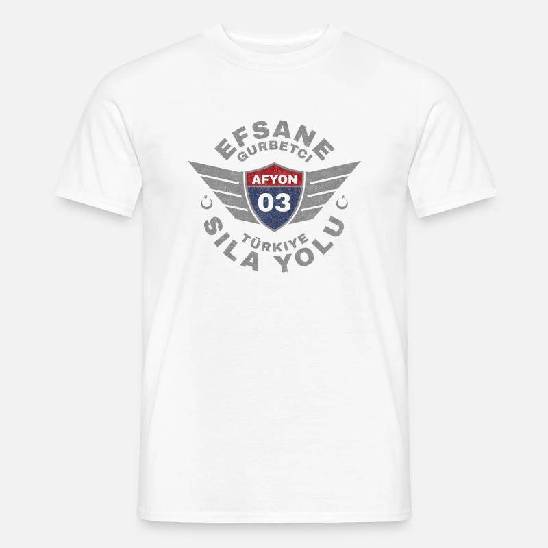 Afyon - Männer T-Shirt - Weiß