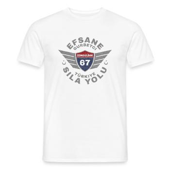 Zonguldak - Männer T-Shirt - Weiß - Vorne - AI Model Male 178 dark (178cm)
