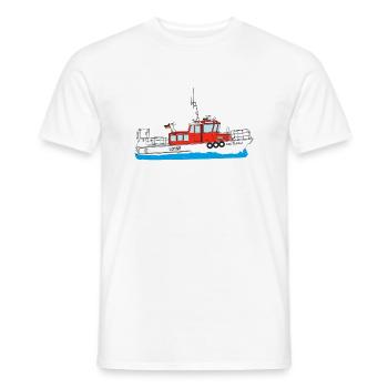Lotsenboot Holtenau - Männer T-Shirt - Weiß - Vorne - AI Model Male 178 dark (178cm)
