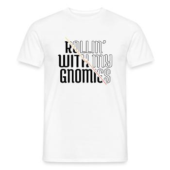 idée présente bubaprints citations drôles dictons - T-shirt homme - blanc - Devant - AI Model Male 178 dark (178cm)