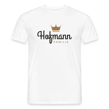 Hofmann-Familie - Männer T-Shirt - Weiß - Vorne - AI Model Male 178 dark (178cm)