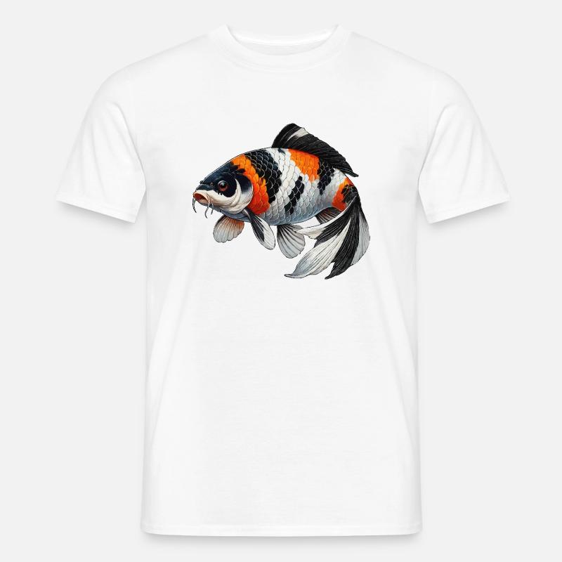 Koi Karpfen oder Wi sw - Männer T-Shirt - Weiß