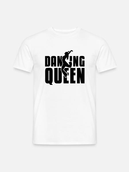 dancing queen - Men's T-Shirt - white
