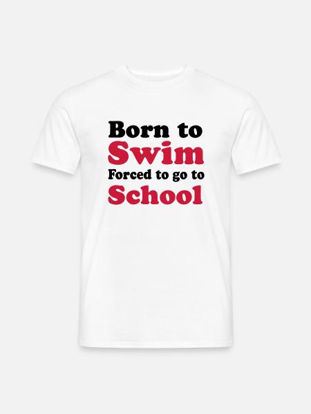 swim - Men's T-Shirt - white