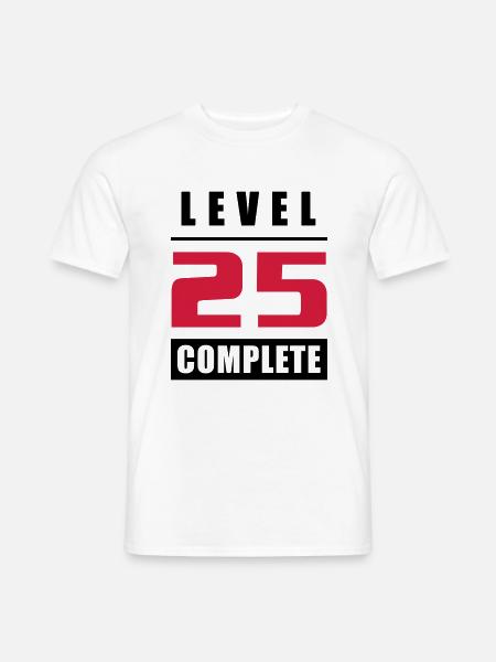 Level 25 - Complete - Men's T-Shirt - white