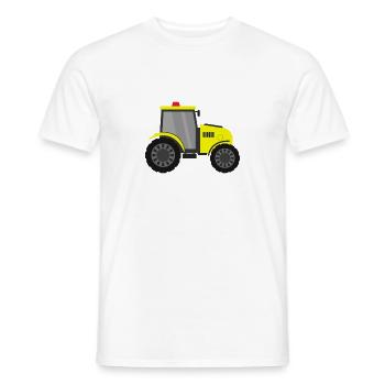 Traktor - Männer T-Shirt - Weiß - Vorne - AI Model Male 178 dark (178cm)