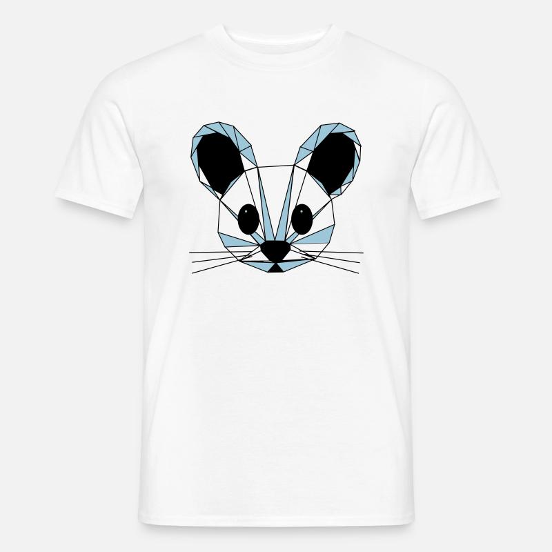 Vekki Maus - Männer T-Shirt - Weiß