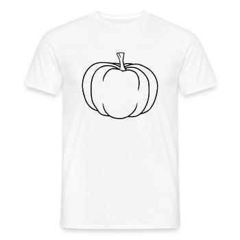 Great Pumpkin Comic Halloween - Men's T-Shirt - white - Front - AI Model Male 178 dark (178cm)