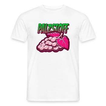 PALZSTOFF - Männer T-Shirt - Weiß - Vorne - AI Model Male 178 dark (178cm)