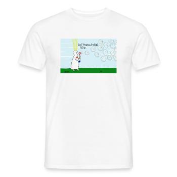 Hoffnungsstur sein. - Männer T-Shirt - Weiß - Vorne - AI Model Male 178 dark (178cm)
