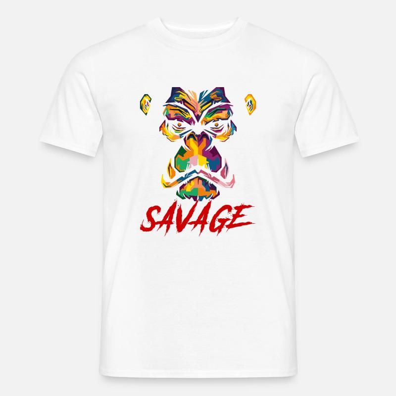 Savage Gorilla - Männer T-Shirt - undefined
