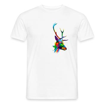 Entschuldigung, ich kann nicht - Männer T-Shirt - Weiß - Vorne - AI Model Male 178 dark (178cm)