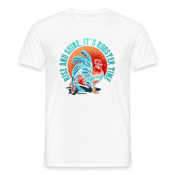 Erhebe dich und leuchte - Männer T-Shirt - Weiß - Vorne - AI Model Male 178 dark (178cm)